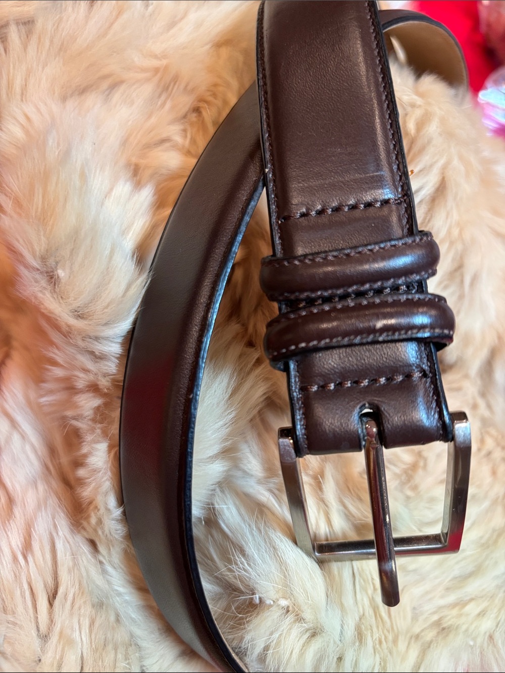 Full grain men’s leather belt